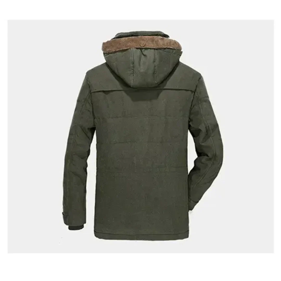 Chic Veste d'Hiver à Capuche pour Hommes