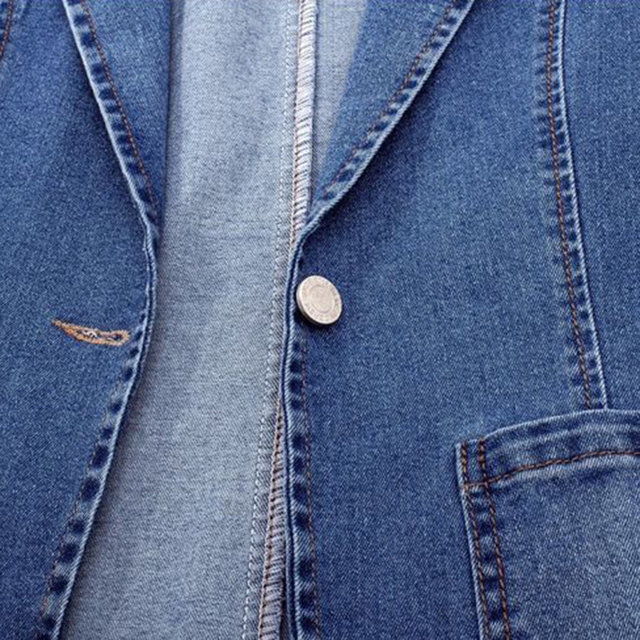 Veste en jeans ajustée pour femmes