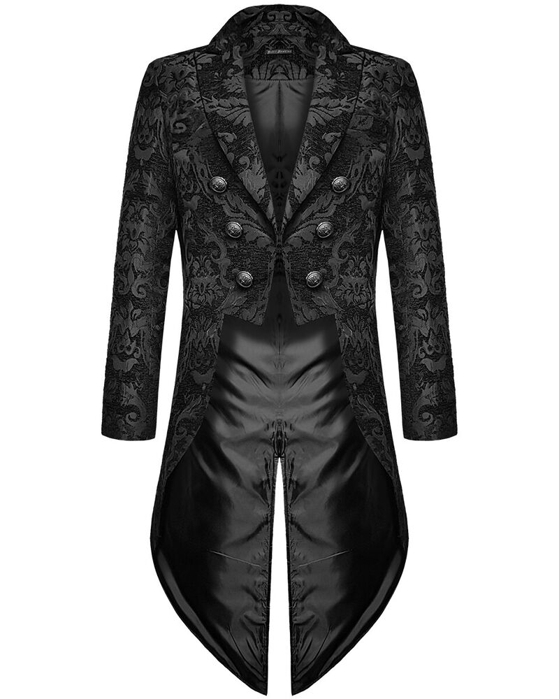 Frack Gothique à Motif Brocart pour Hommes