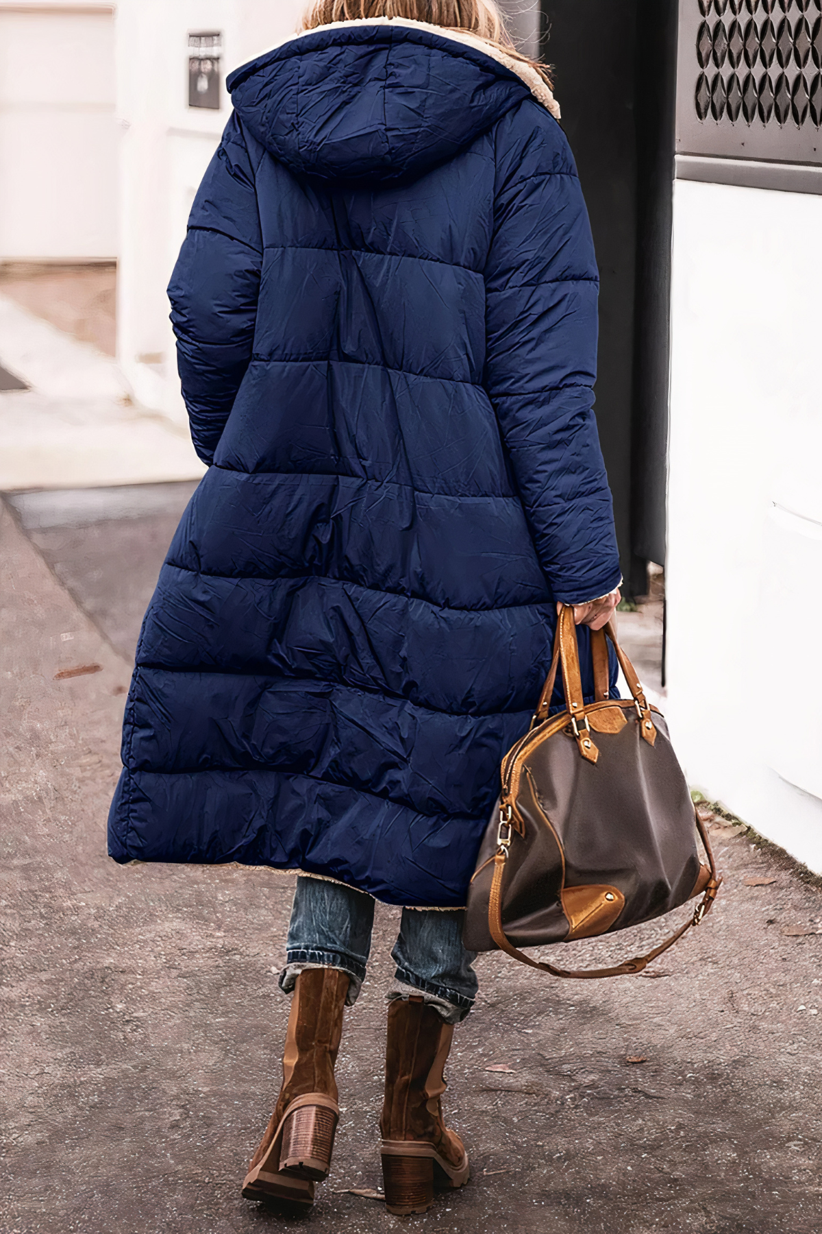 Parka Longue à Capuche pour Femmes