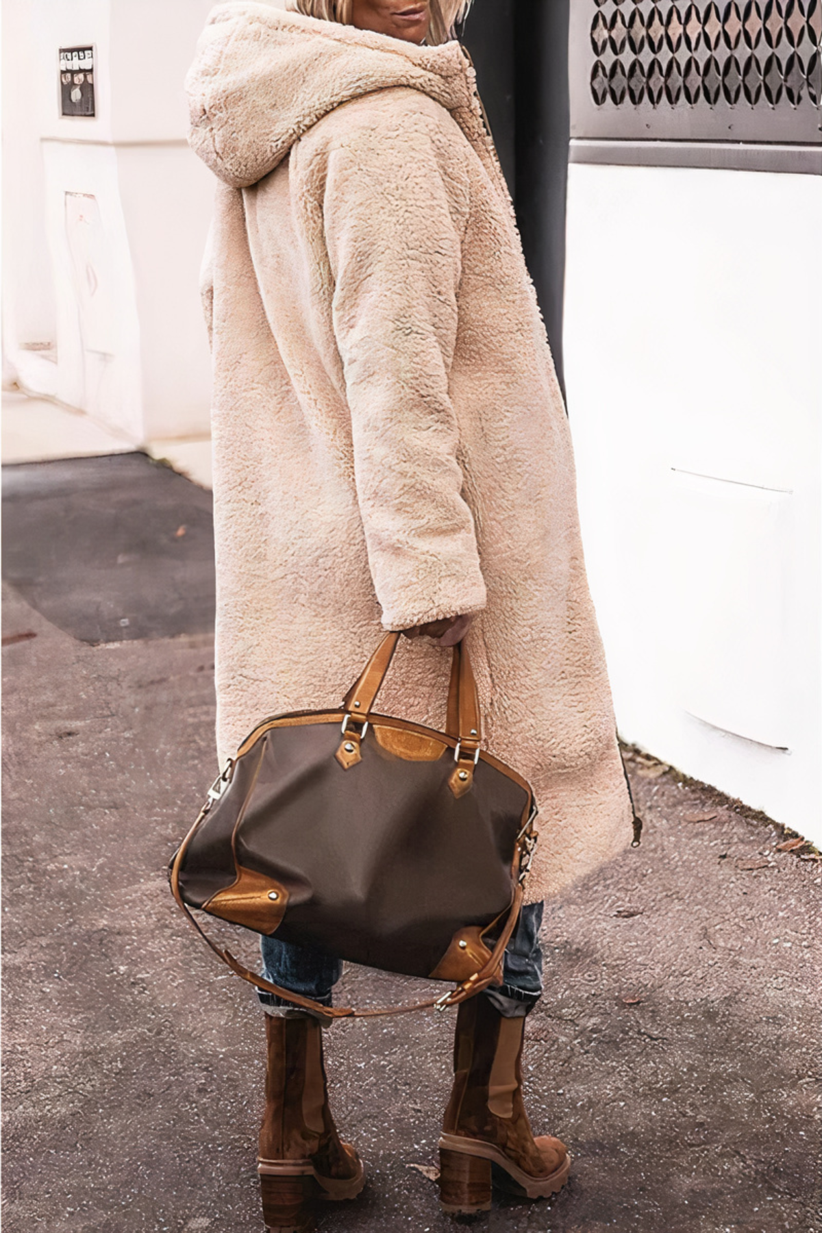 Parka Longue à Capuche pour Femmes
