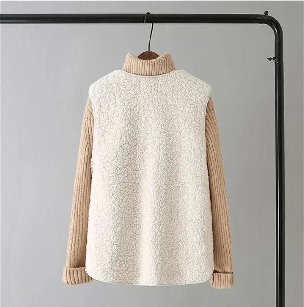Gilet en Laine Élégant et Polyvalent pour Femmes