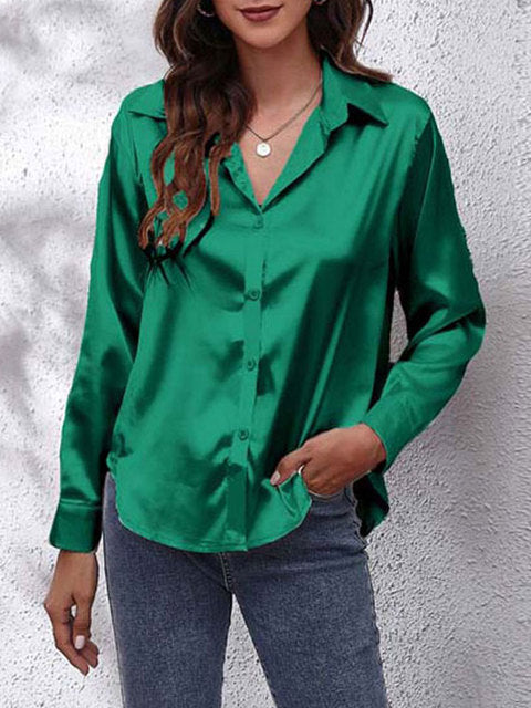 Chemise Élégante à Manches Longues pour Femmes