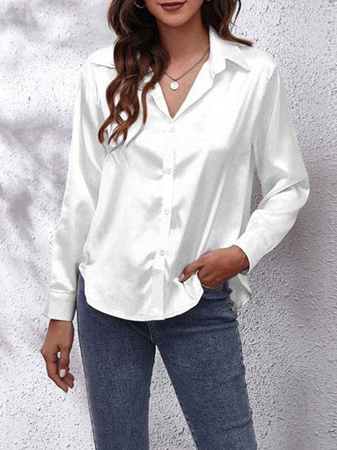 Chemise Élégante à Manches Longues pour Femmes