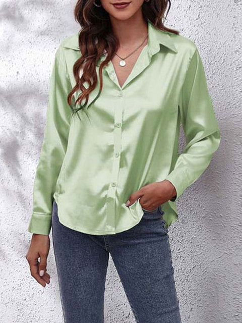Chemise Élégante à Manches Longues pour Femmes