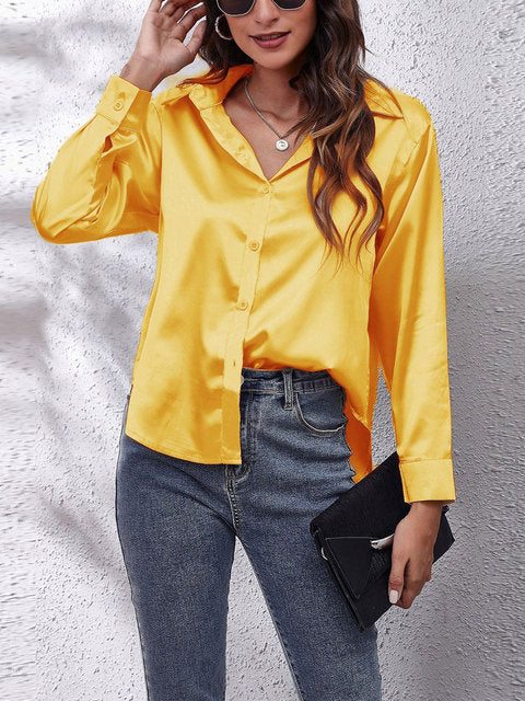 Chemise Élégante à Manches Longues pour Femmes