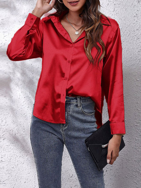 Chemise Élégante à Manches Longues pour Femmes