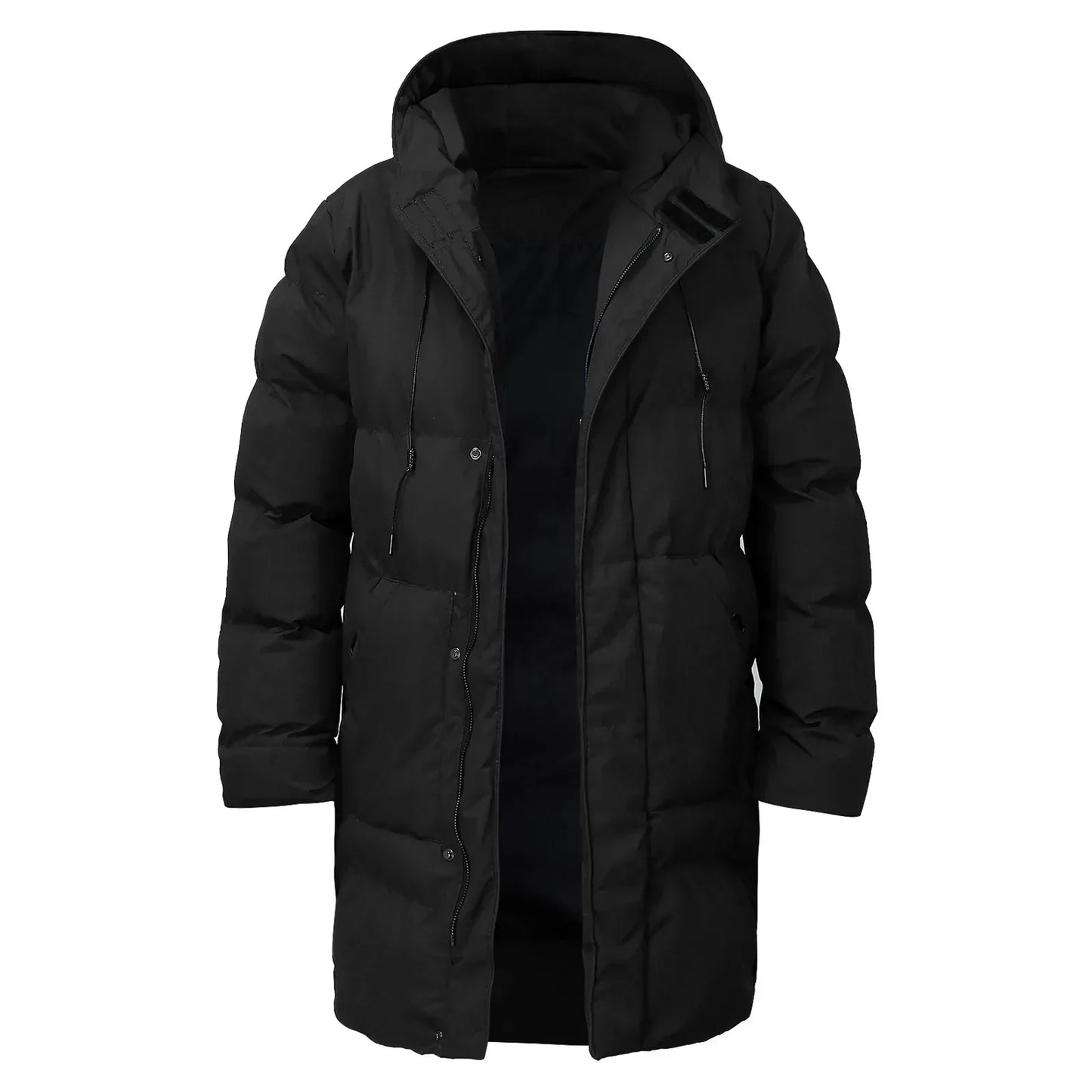 Veste d'hiver longue imperméable pour hommes