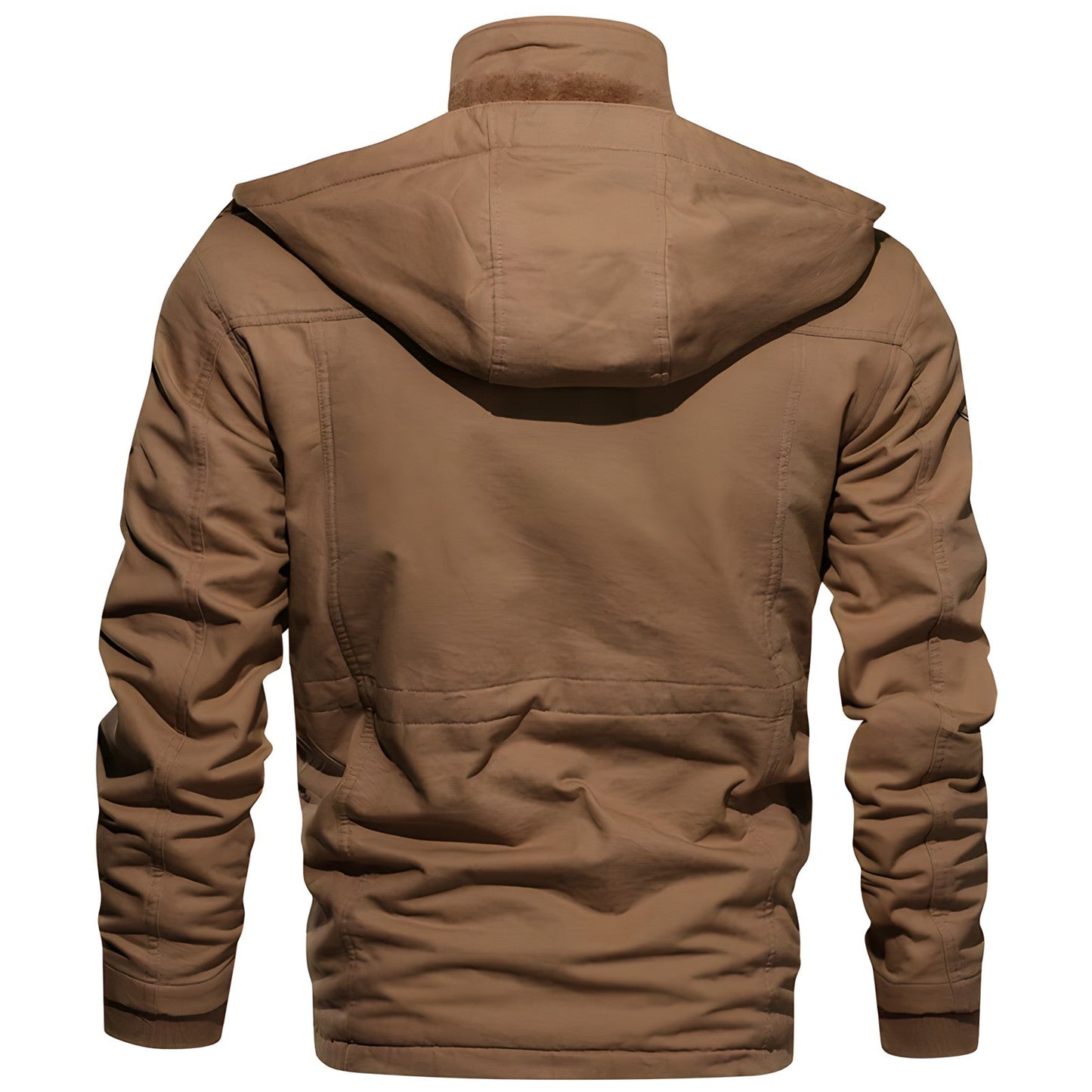 Veste à Capuche Épaisse en Coton pour Hommes