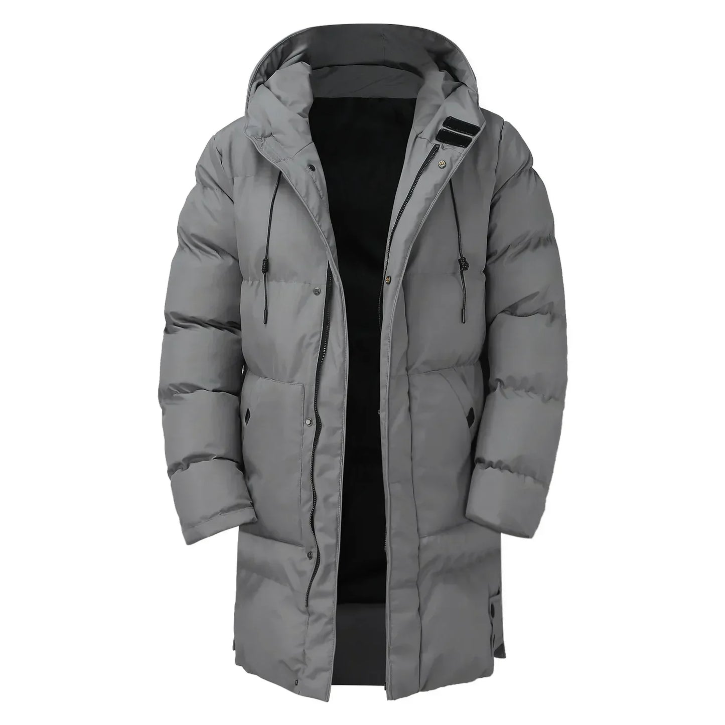 Veste d'hiver longue imperméable pour hommes