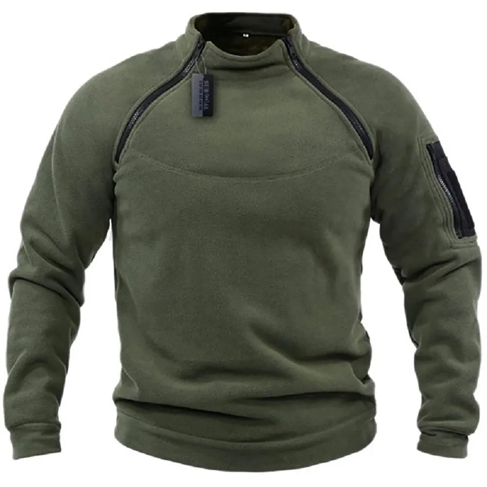 Pull Décontracté à Manches Longues sans Col pour Hommes