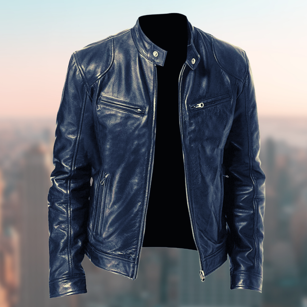 Veste en Cuir Élégante pour Hommes