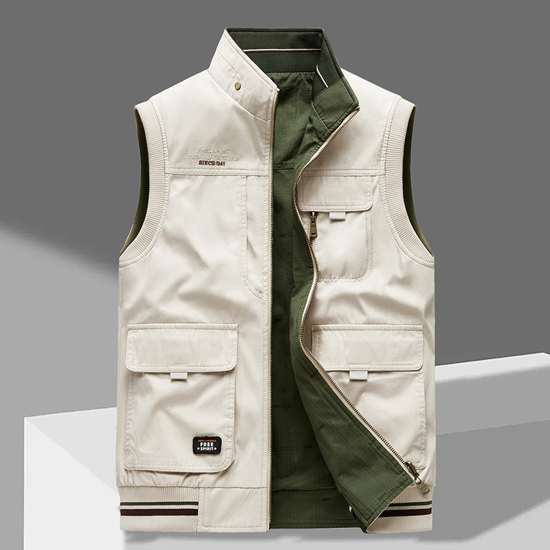 Veste Gilet en Coton pour Hommes