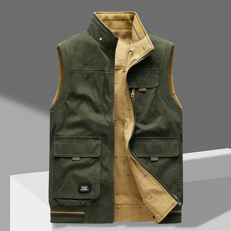 Veste Gilet en Coton pour Hommes