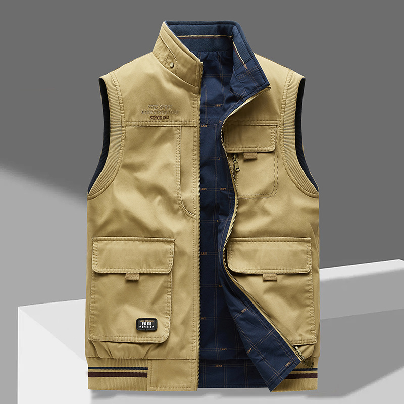 Veste Gilet en Coton pour Hommes