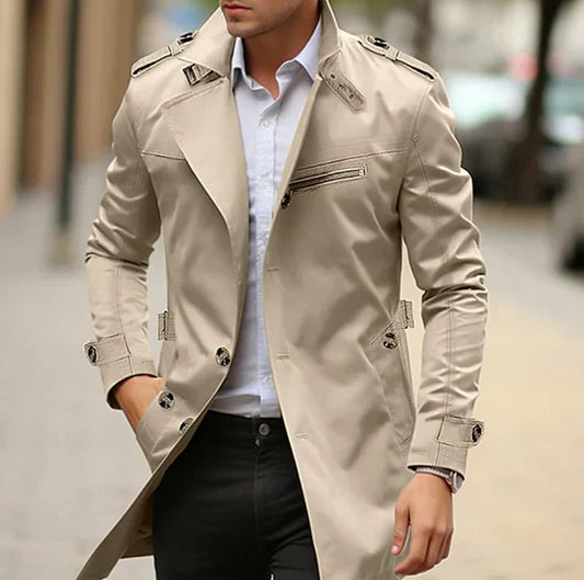 Trench-coat élégant pour hommes