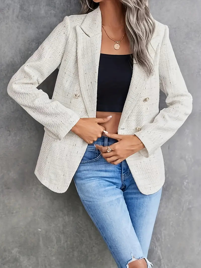 Blazer en tweed élégant pour femmes