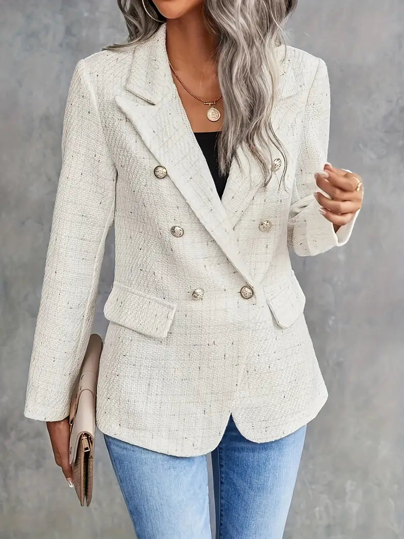 Blazer en tweed élégant pour femmes