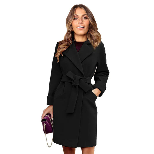 Manteau trench chaud pour femmes