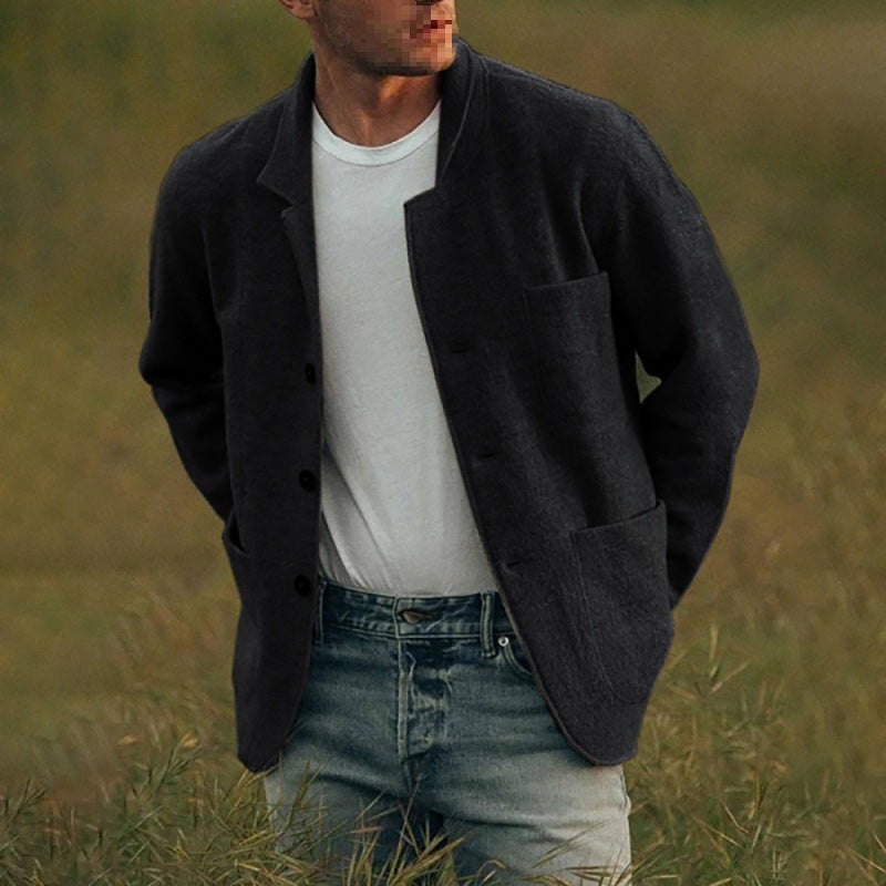 Veste Casual Multipoche pour Hommes
