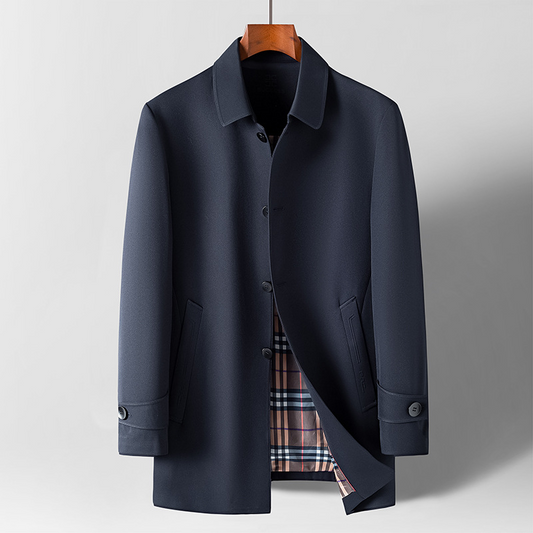 Manteau à Carreaux Élégant et Léger pour Homme