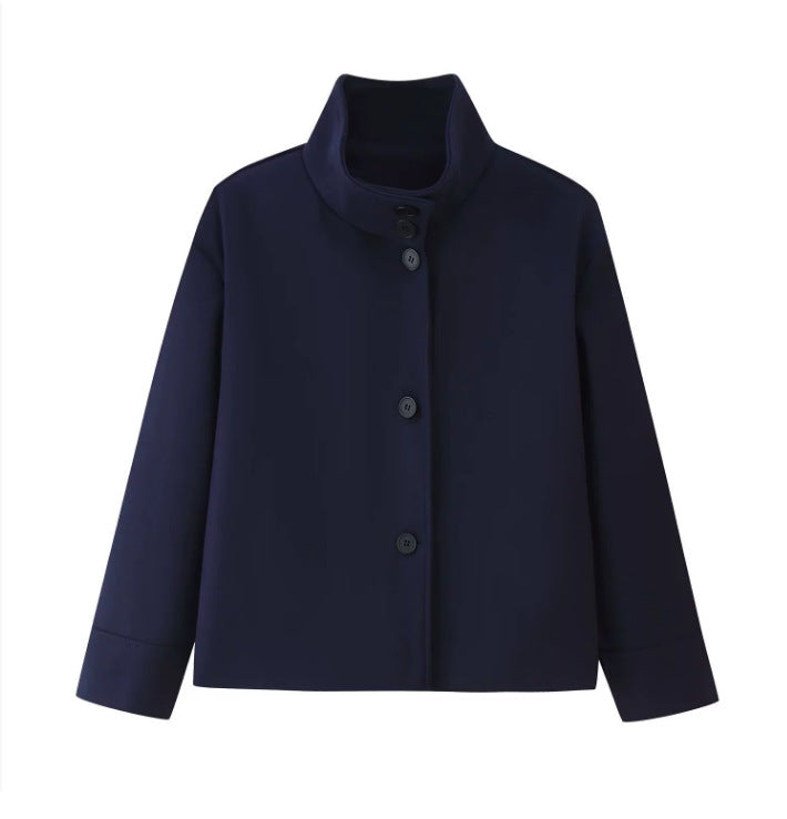 Veste Chic à Col Montant pour Femmes