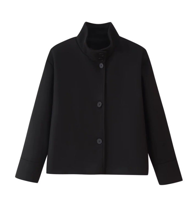 Veste Chic à Col Montant pour Femmes
