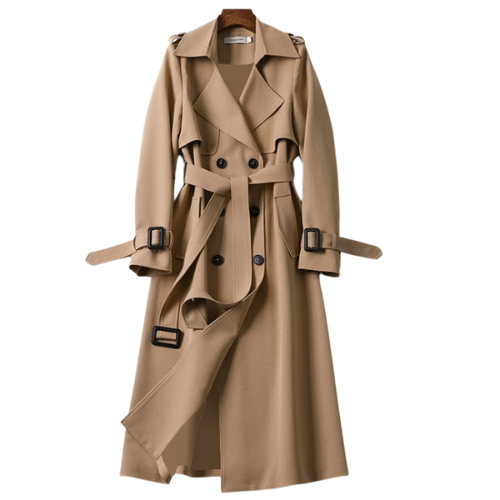 Chic Manteau Trench Long pour Femmes