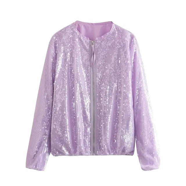 Veste brillante pour femmes