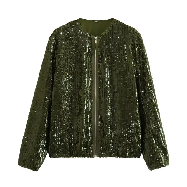 Veste brillante pour femmes