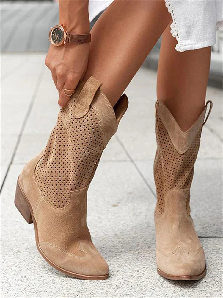 Chic Bottines à Fermeture Éclair pour Femmes