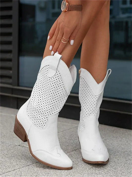 Chic Bottines à Fermeture Éclair pour Femmes