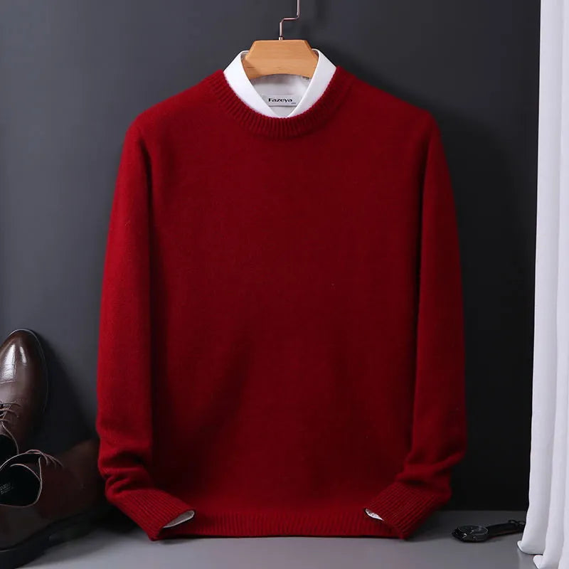 Pull Homme Col Rond en Modal Doux – Style Élégant et Casual