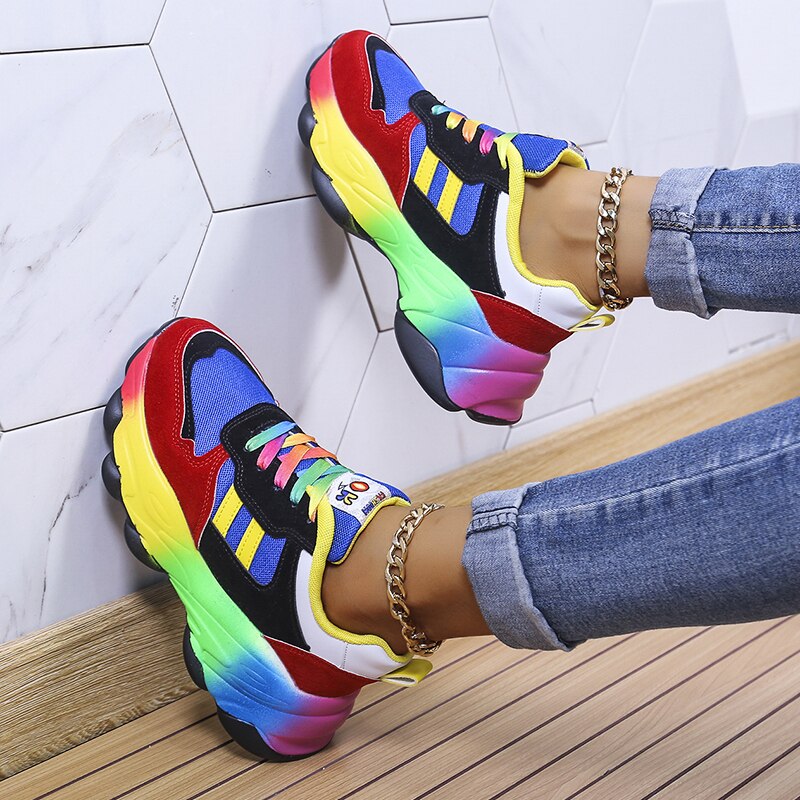 Baskets Colorées pour Femmes