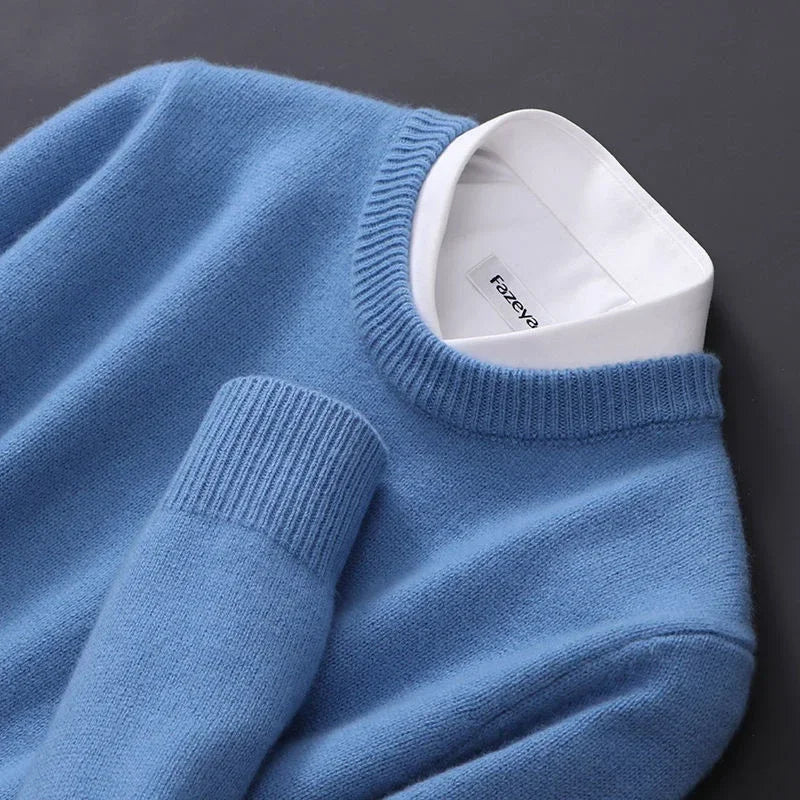 Pull Homme Col Rond en Modal Doux – Style Élégant et Casual