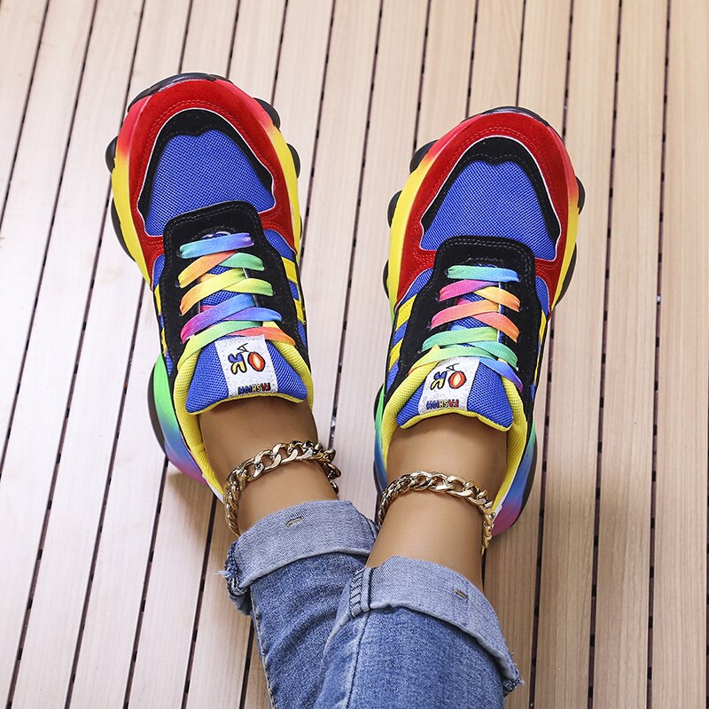 Baskets Colorées pour Femmes