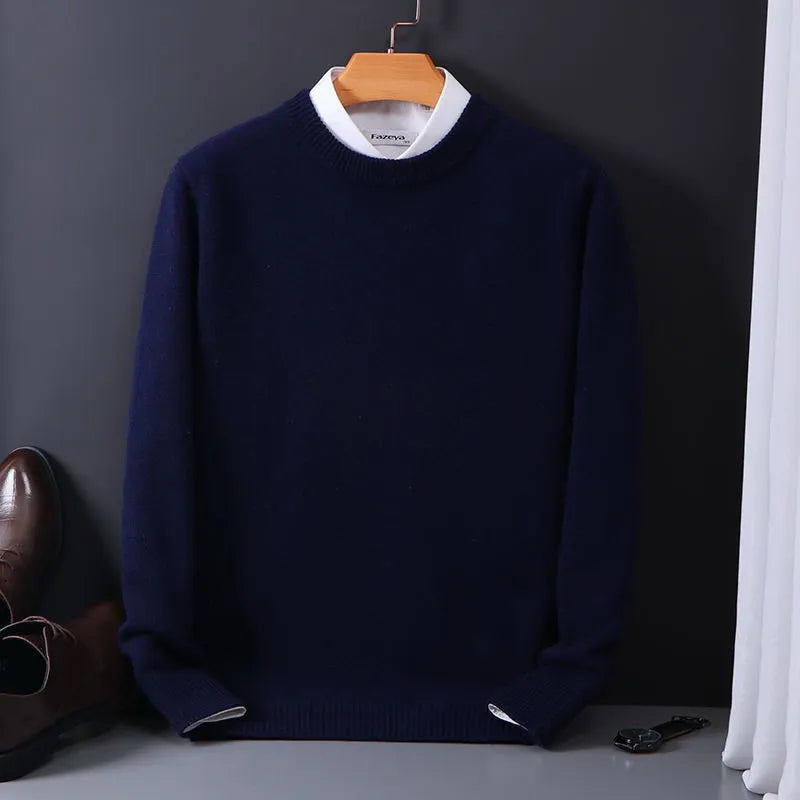 Pull Homme Col Rond en Modal Doux – Style Élégant et Casual