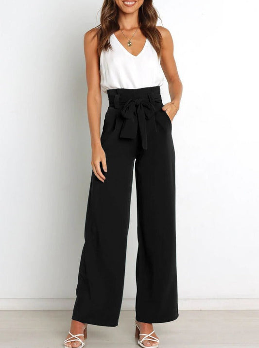 Pantalon Élegant à Jambe Large pour Femmes
