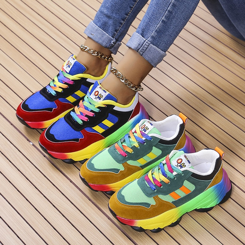 Baskets Colorées pour Femmes
