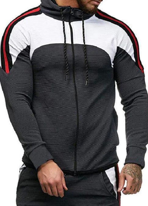 Veste de sport avec fermeture éclair pour hommes