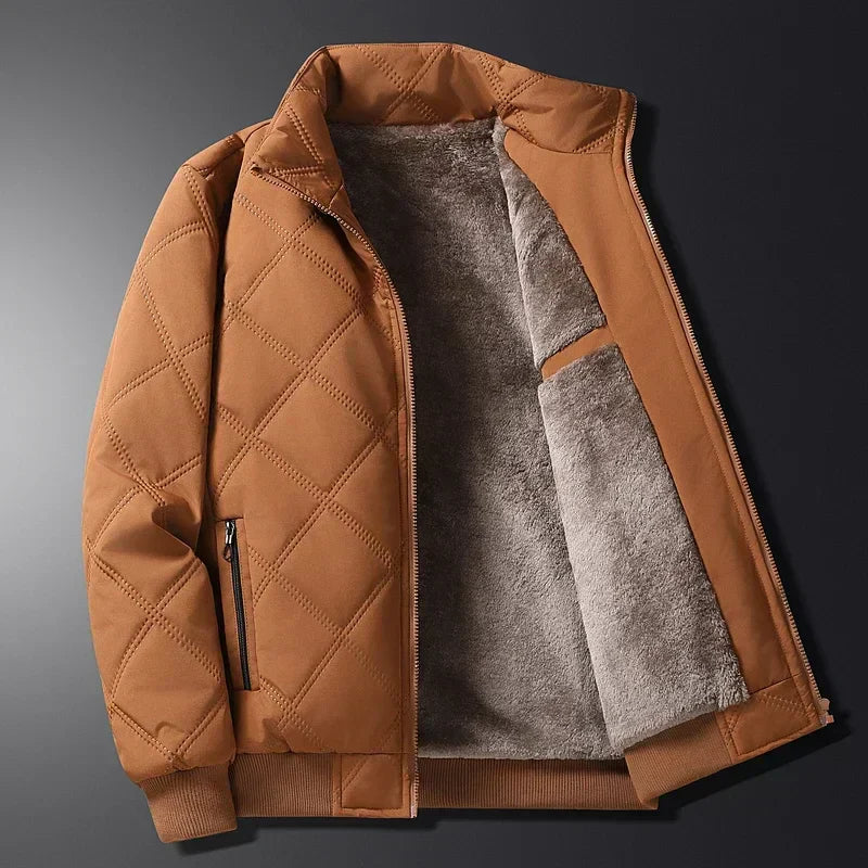 Veste Matelassée Hiver Homme – Chaude, Doublée Polaire, Décontractée