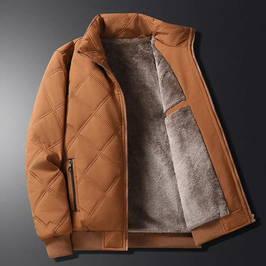 Veste Matelassée Hiver Homme – Chaude, Doublée Polaire, Décontractée