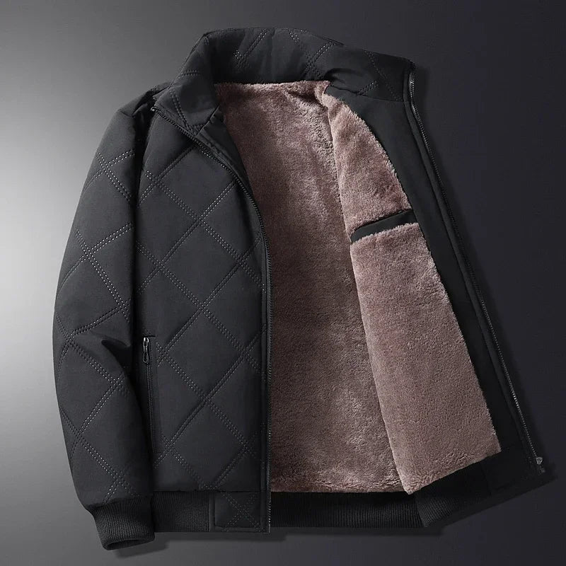 Veste Matelassée Hiver Homme – Chaude, Doublée Polaire, Décontractée