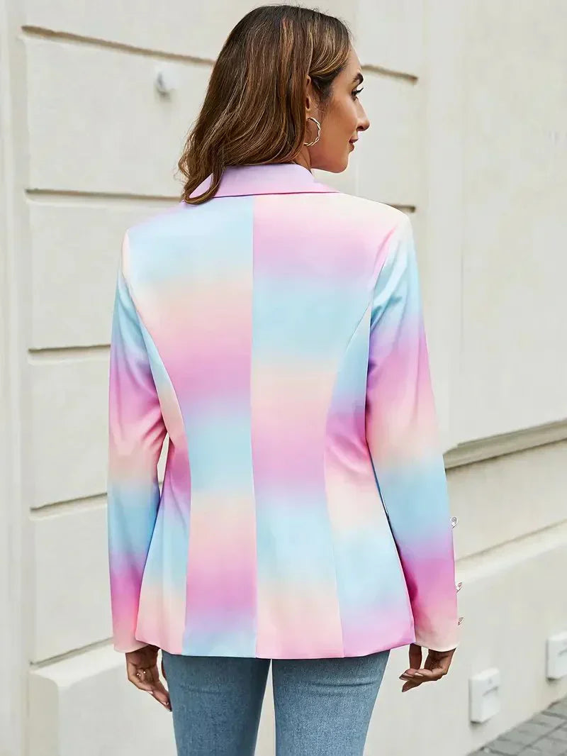 Blazer licorne coloré pour femmes