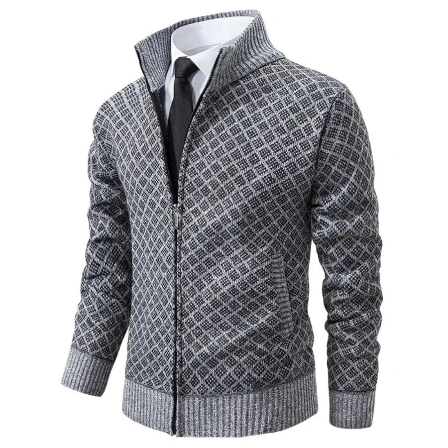 Gilet Décontracté à Col Montant pour Hommes