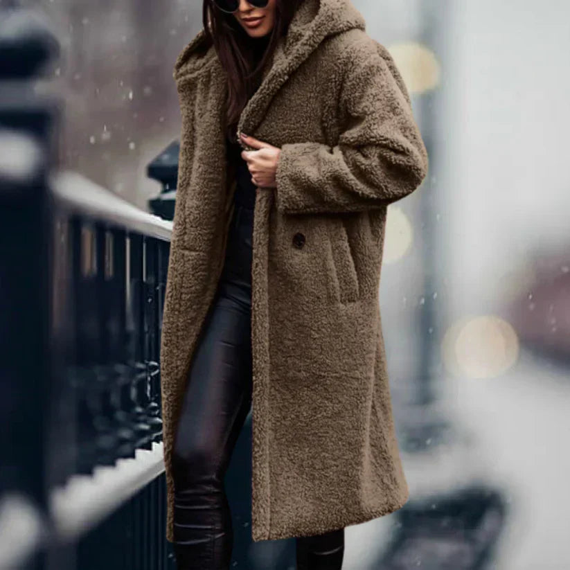 Veste confortable avec capuche pour femmes