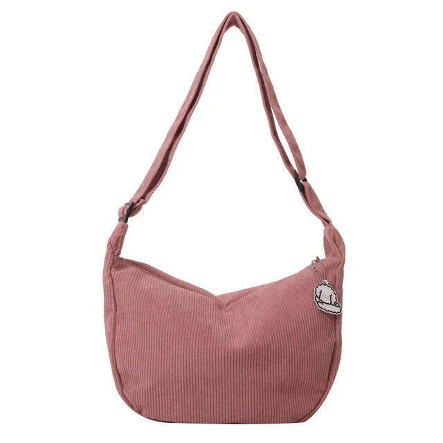 Sac d’épaule souple avec sangle longue et fermeture supérieure