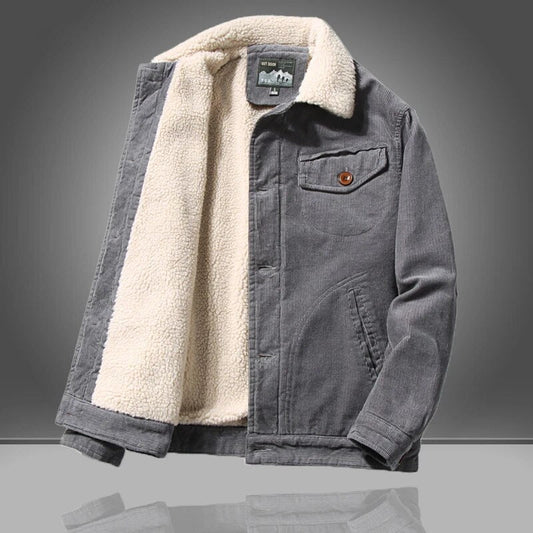 Élégant Manteau en Coton Hivernal pour Hommes