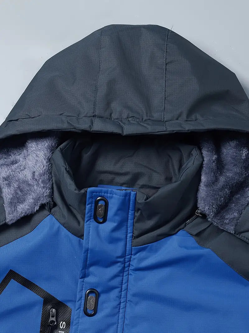 Veste d'hiver imperméable matelassée pour hommes