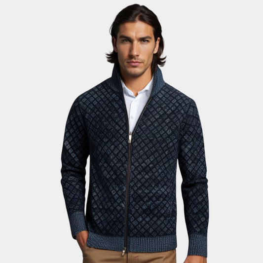 Gilet Décontracté à Col Montant pour Hommes